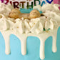 Dog Cakes | Dog Birthday Cakes | 4 Inch Drip Cake