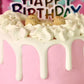 Dog Cakes | Dog Birthday Cakes | 4 Inch Drip Cake